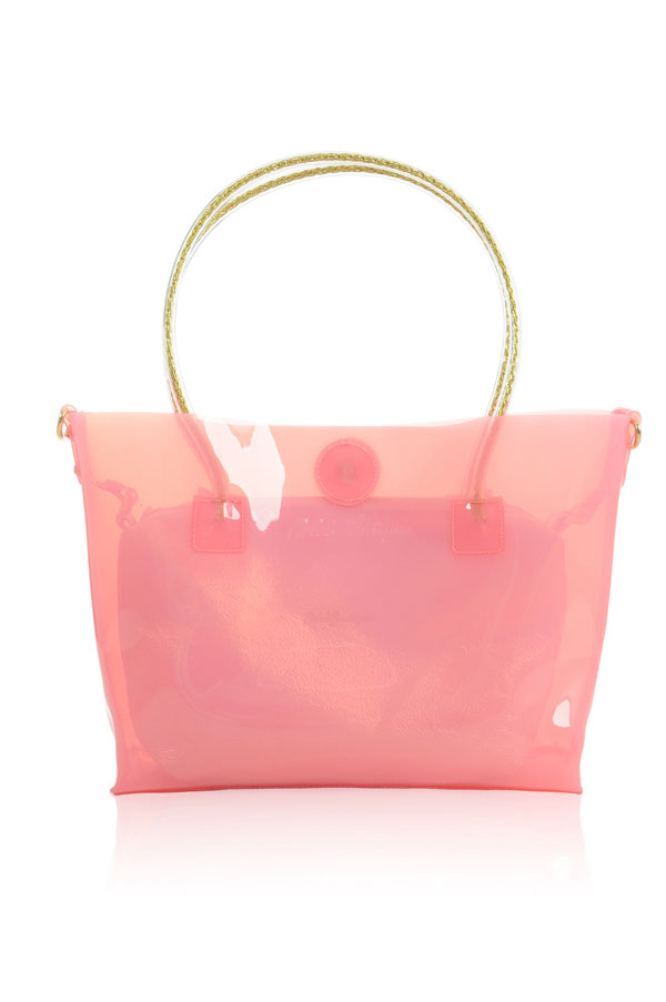 'Sugardaddy' white Jelly Shopper