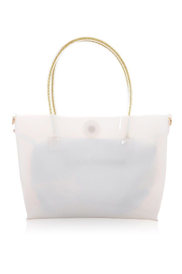 'Sugardaddy' White Jelly Shopper