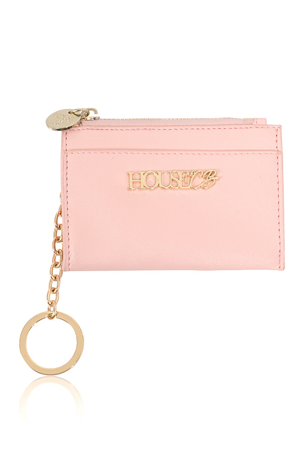 Pink Leatherette House Of CB Card Purse