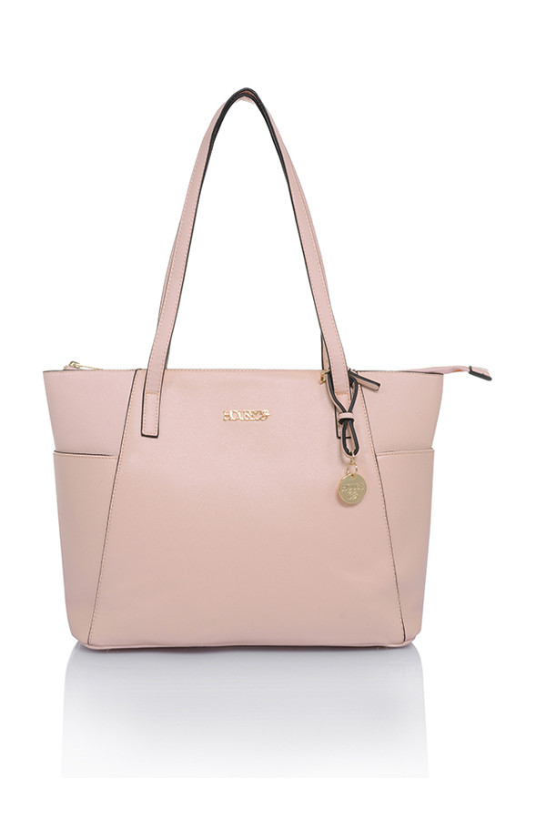 'Casa' Pale Pink Leatherette Tote Bag