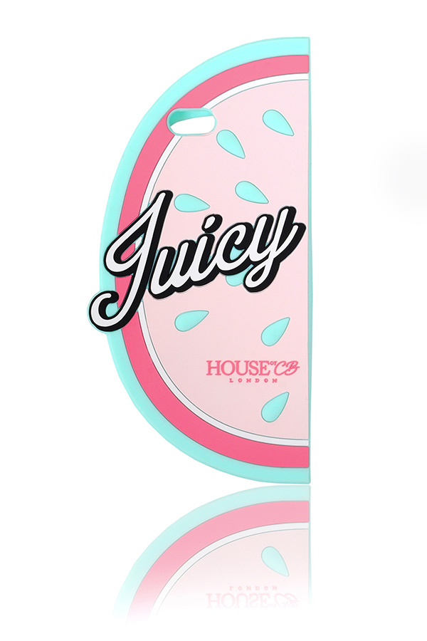 'Juicy' Pink and Mint Jelly Mould Phone Case