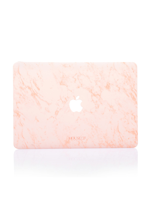 Pink Marble Print House of CB Laptop Case