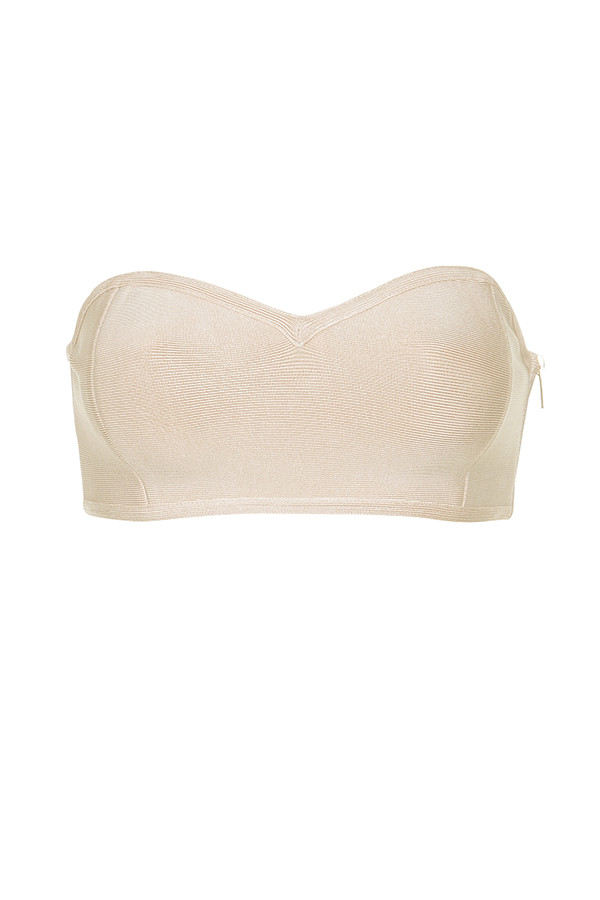 'Naked' Nude Bandage Strapless Bra