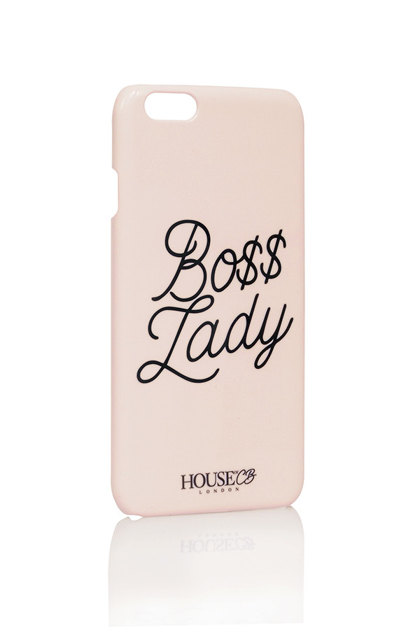 'Boss Lady' Pink Phone Cover