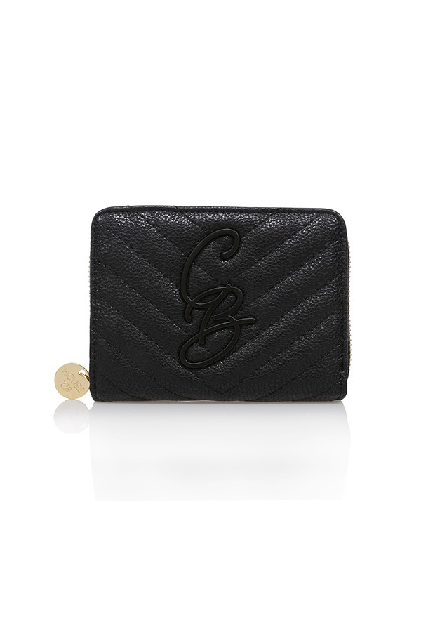 CB Black Mini Quilted Purse