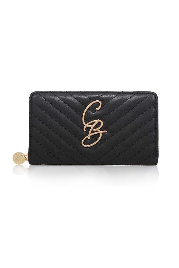 CB Black Quilted Purse