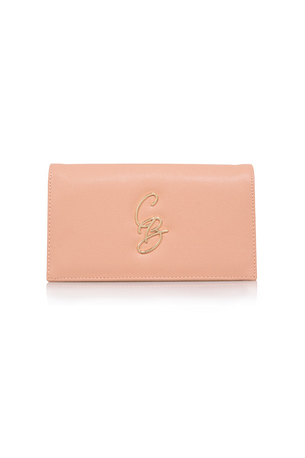 CB Peach Logo Clutch