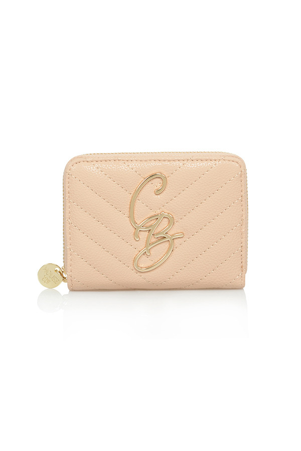 CB Peach Mini Quilted Purse