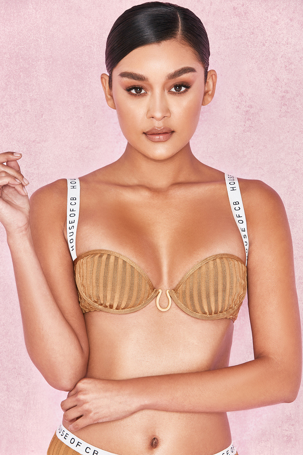 'Nikita' Tan Bandage U Wire Bra - SALE