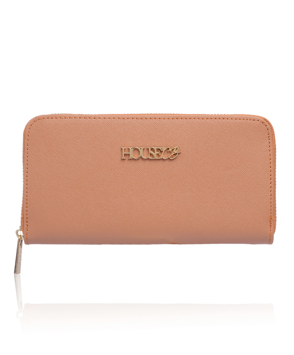 House Of CB Zip Around Purse Tan